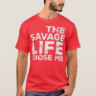 Camiseta A Vida Selvagem Escolheu-Me Presente Selvagem