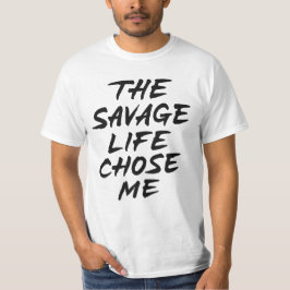 Camiseta A vida selvagem me escolheu