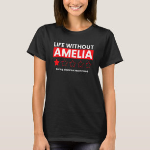 Camiseta A Vida Sem Amelia Boring Não Recomendaria Re