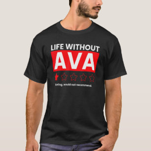 Camiseta A Vida Sem Ava Boring Não Recomendaria A Revista