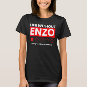 Camiseta A Vida Sem Enzo Boring Não Recomendaria A Revi