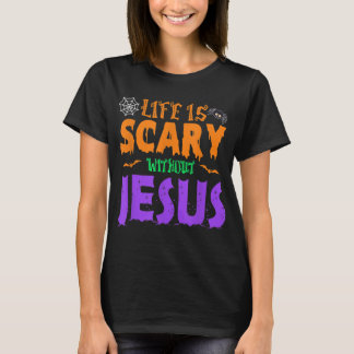 Camiseta A vida sem Jesus é um absurdo abismo cristão.