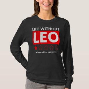 Camiseta A Vida Sem Leo Boring Não Recomendaria Sayin