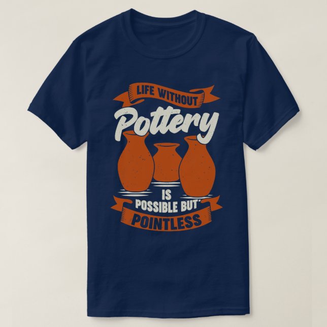 Camiseta A Vida Sem Potência É Possível, Mas Inútil (Frente do Design)