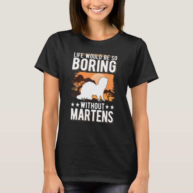 Camiseta A Vida Seria Tão Chata Sem Martens (Frente)