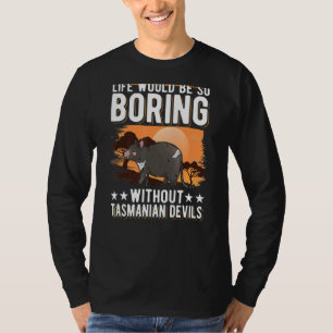 Camiseta A Vida Seria Tão Chata Sem Os Demônios Da Tasmânia