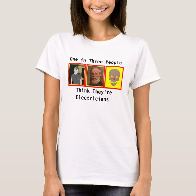 Camiseta A vingança do eletricista (Frente)