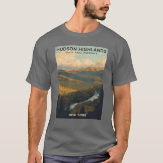Camiseta A Vintage Illustration of Hudson Highlands State P