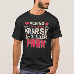 Camiseta A Vintage Por Trás De Cada Enfermeiro De Excelente
