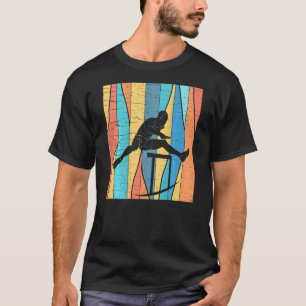 Camiseta A Vintage Retroativa Obsta A Faixa De Fundo E O Ca