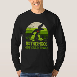 Camiseta A Vintagem Da Maternidade Do Dinossauro É Melhor P