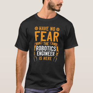 Camiseta A Vintagem Do Engenheiro Robot Robotics Não Tem Me