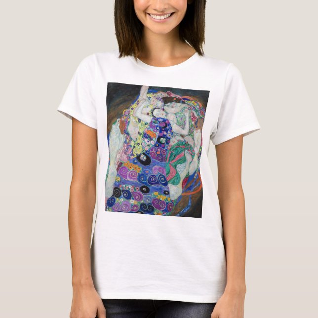 Camiseta A Virgem de Gustav Klimt, 1913 (Frente)