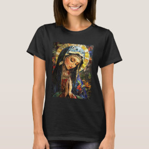 Camiseta A Virgem Maria Católica