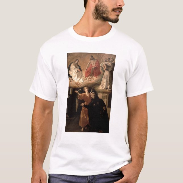 Camiseta A visão de St. Alphonsus Rodriguez (Frente)