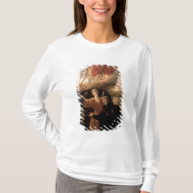 Camiseta A visão de St. Alphonsus Rodriguez (Frente)