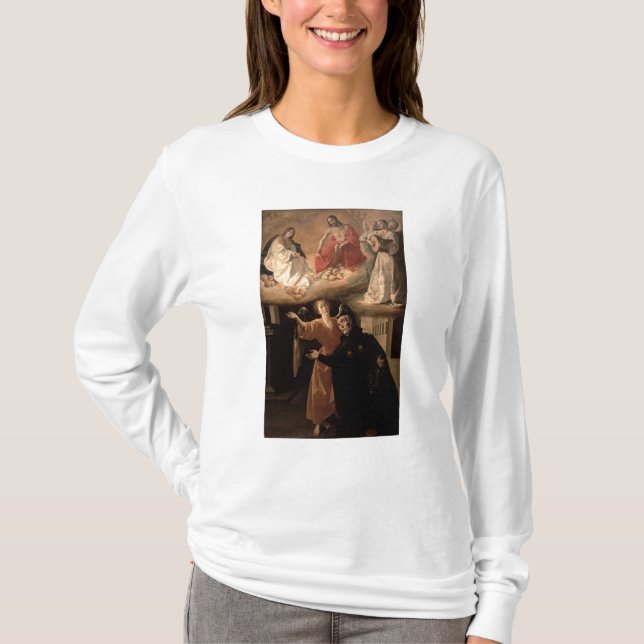 Camiseta A visão de St. Alphonsus Rodriguez (Frente)