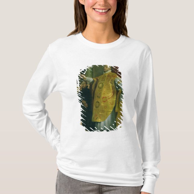 Camiseta A visão de St Ignatius de Loyola (Frente)
