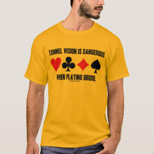 Camiseta A Visão Do Túnel É Perigosa Ao Reproduzir A Pon
