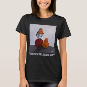 Camiseta A Visita Fugaz do Robin Pintura de Alfred Fox