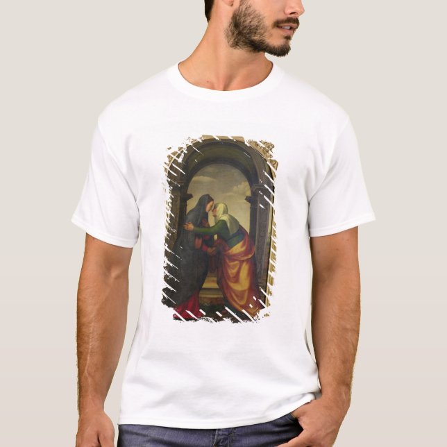 Camiseta A visitação de St. Elizabeth à Virgem Maria (Frente)