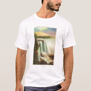 Camiseta A vista da ferradura cai da ilha da cabra