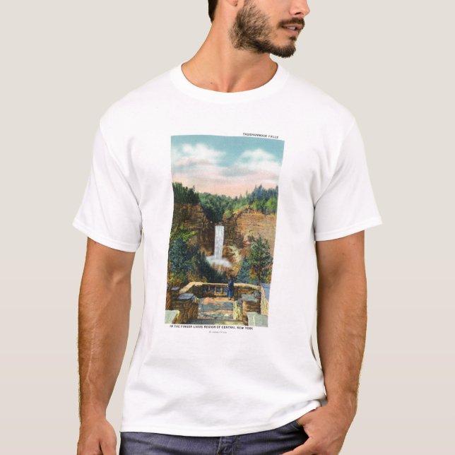 Camiseta A vista de Taughannock cai # 2 (Frente)