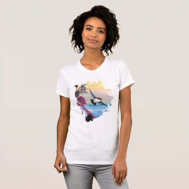 Camiseta A Vista Pássaros (Frente Completa)