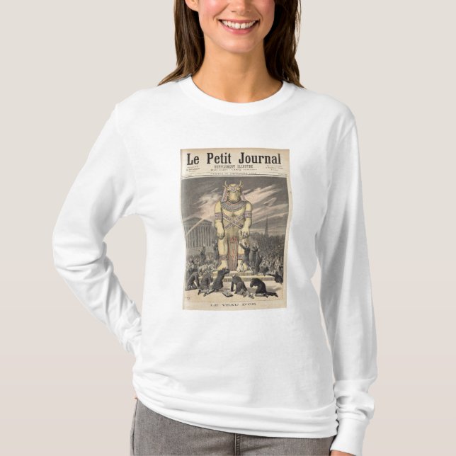 Camiseta A vitela dourada (Frente)