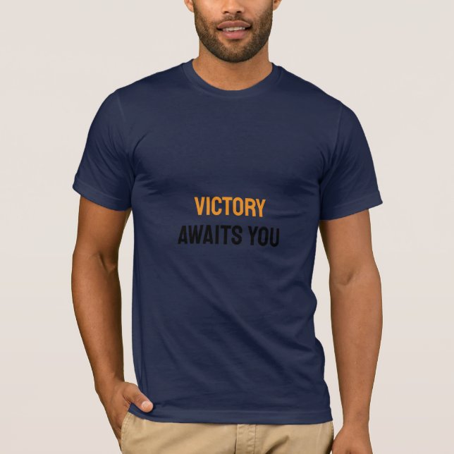 Camiseta a vitória espera (Frente)
