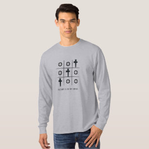Camiseta A vitória está no Corredor Tic Tac Toe Christian