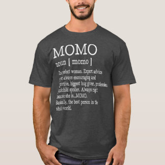 Camiseta A vovó definição Momo Dia das Mães dá presentes às