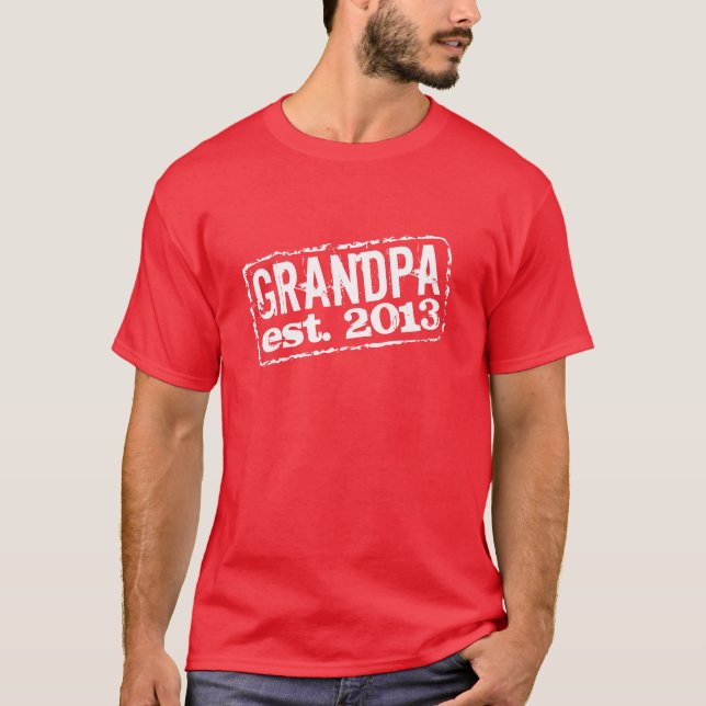 Camiseta A vovó estabeleceu 2023 t shirts | Personalizável (Frente)