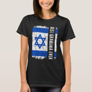 Camiseta A vovó israelense de quem é a bandeira israelense