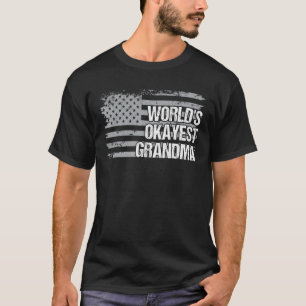 Camiseta A vovó mais bonita do mundo e mãe que já nasceu na