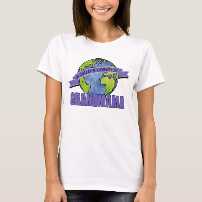 Camiseta A Vovó Mais Incrível do Mundo (Frente)