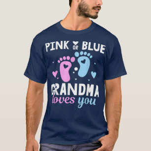 Camiseta A Vovó Rosa Ou Azul Te Ama A Revea Pai