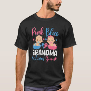 Camiseta A Vovó Rosa Ou Azul Te Ama A Revelação De Gênero