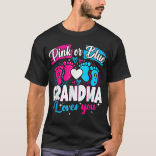 Camiseta A Vovó Rosa Ou Azul Te Ama A Revolução Do Bebê Do
