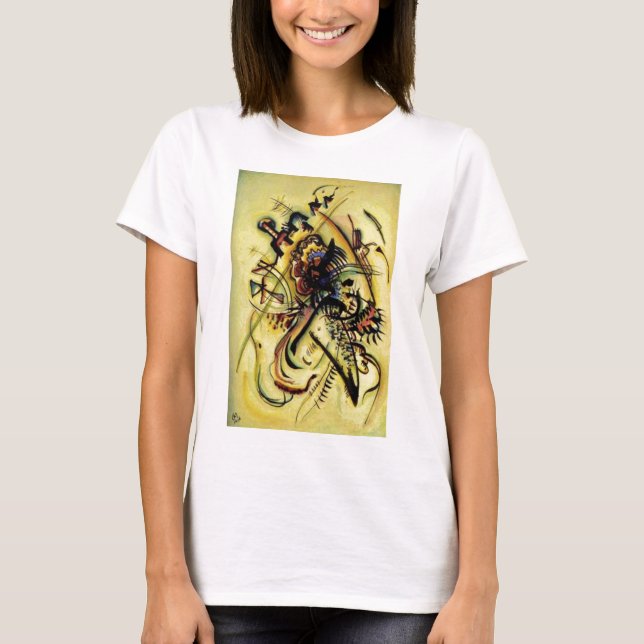 Camiseta À Voz Desconhecida de Kandinsky (Frente)