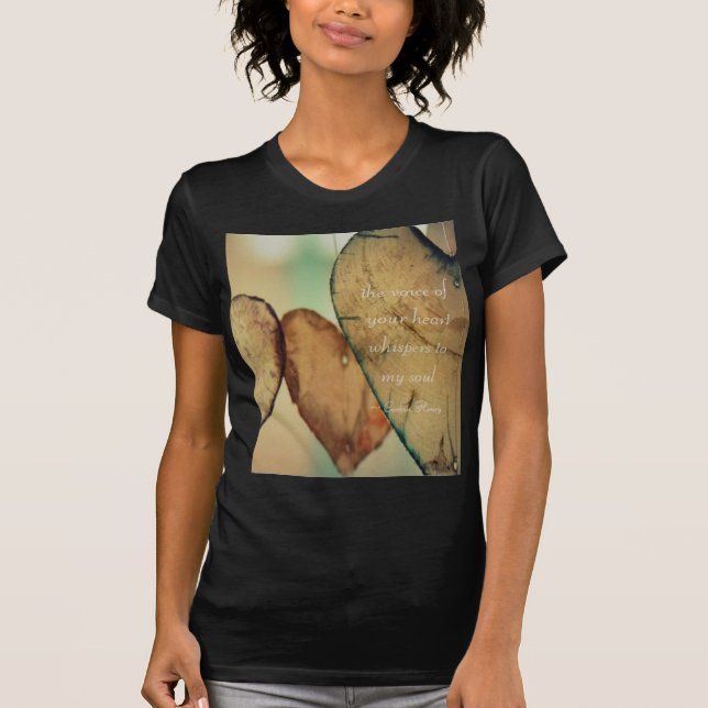 Camiseta A Voz Dos Seus Sussurros Para A Minha Alma (Frente)