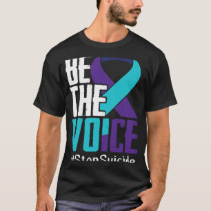 Camiseta A Voz Pare Conscientização sobre Saúde Mental e Su
