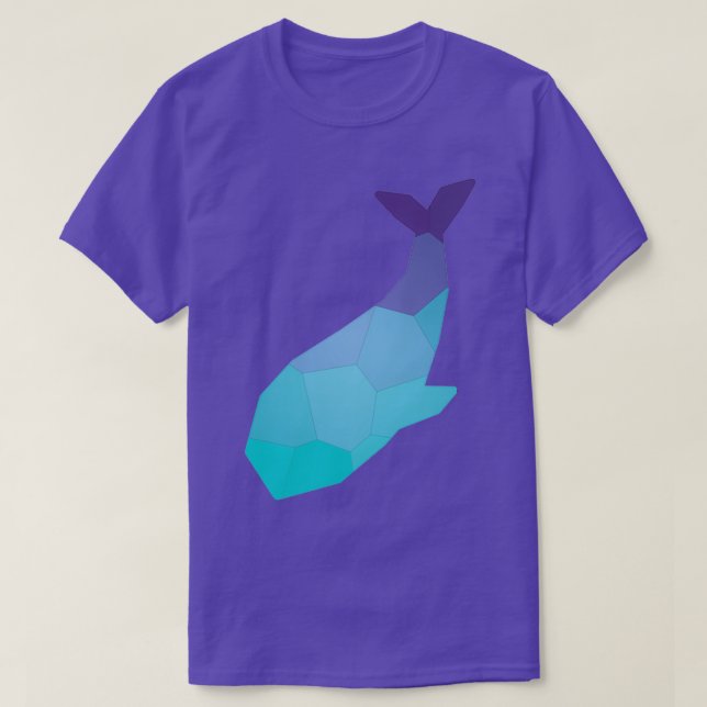 Camiseta A whale floating in the Glacier (Frente do Design)
