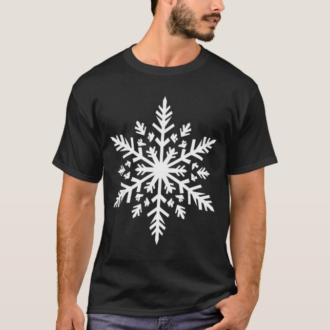Camiseta A White Snowflake  (Frente)
