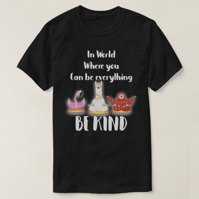 Camiseta a world of kindness Unity Day anti-bullying choose (Frente do Design)