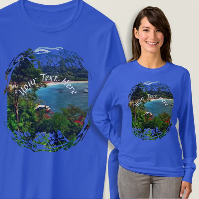 Camiseta A Yelapa View 0828 (Criador carregado)