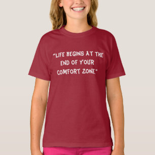 Camiseta a zona de conforto
