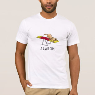 Camiseta AAARGH! Engraçado, assustador, medidor de agilida