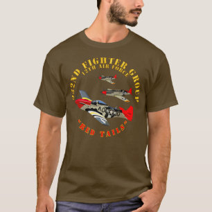 Camiseta AAC 332nd Fighter Group 12 AF Red Tails