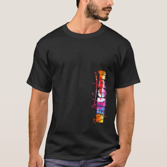 Camiseta Aachen Cityscape Aachen Skyline (Frente)